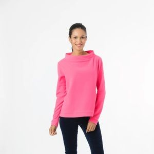 Dudley Stephens Brighton Boatneck Top Neon Pink